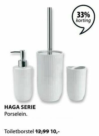 Jysk Haga toiletborstel aanbieding