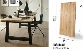 Multi bazar Tafelblad eiken aanbieding