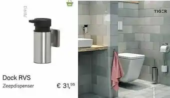 Multi bazar Dock rvs zeepdispenser aanbieding