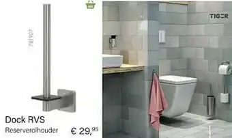Multi bazar Dock rvs reserverolhouder aanbieding