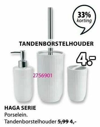Jysk Haga tandenborstelhouder aanbieding