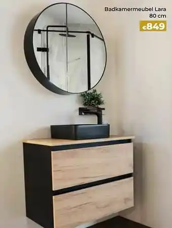 Euroshop Badkamermeubel lara aanbieding