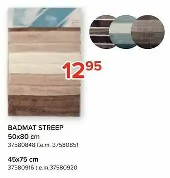 Euroshop Badmat streep aanbieding