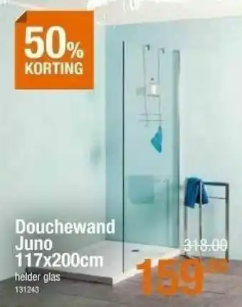 Douchewand juno