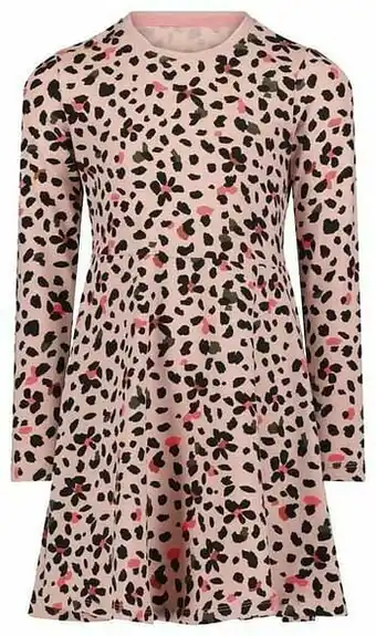HEMA HEMA Kinderjurk Luipaardvlekken Roze (roze) aanbieding