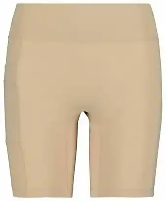 HEMA HEMA Damesbiker Real Lasting Cotton Beige (beige) aanbieding
