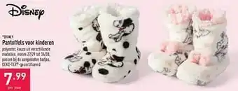 ALDI Disney pantoffels voor kinderen aanbieding
