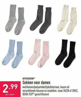 ALDI Up2fashion sokken voor dames aanbieding