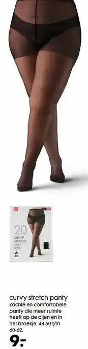 HEMA Curvy stretch panty aanbieding