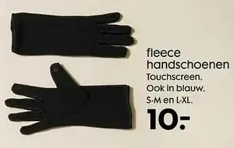 HEMA Fleece handschoenen aanbieding