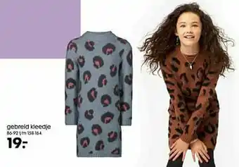 HEMA Gebreid kleedje aanbieding