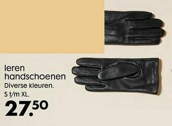 HEMA Leren handschoenen aanbieding