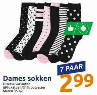 Action Dames sokken aanbieding