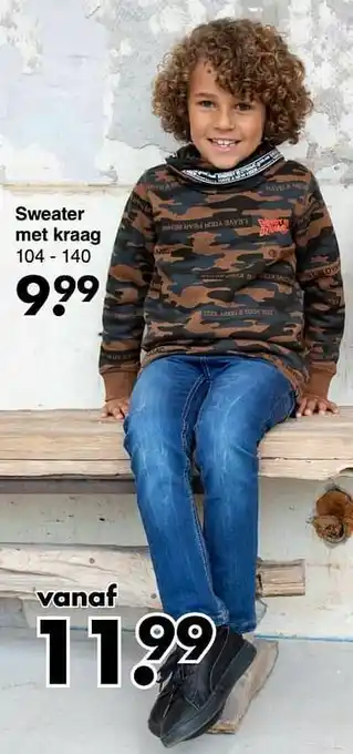 Sweater met kraag