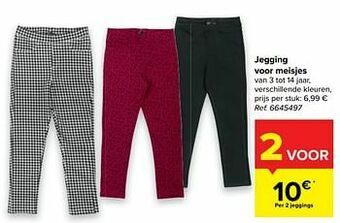 Carrefour Jegging voor meisjes aanbieding