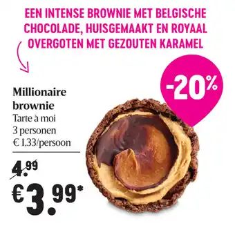 Millionaire brownie