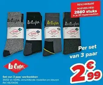 Set van 3 paar werksokken
