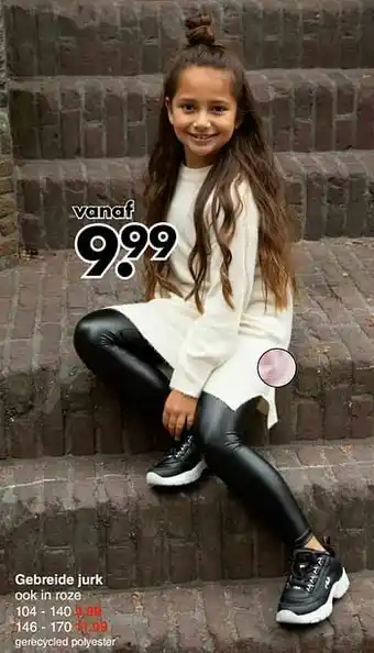 Wibra Gebreide jurk aanbieding