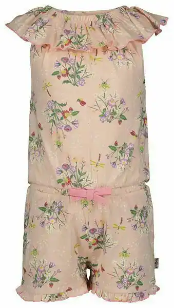 HEMA HEMA Kinderjumpsuit Ruffle Roze (roze) aanbieding