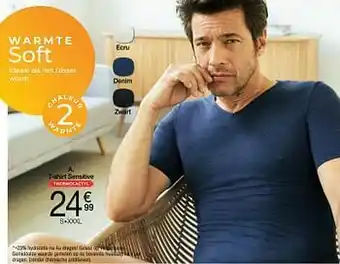Damart T-shirt sensitive aanbieding