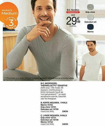 Damart Korte mouwen v-hals aanbieding