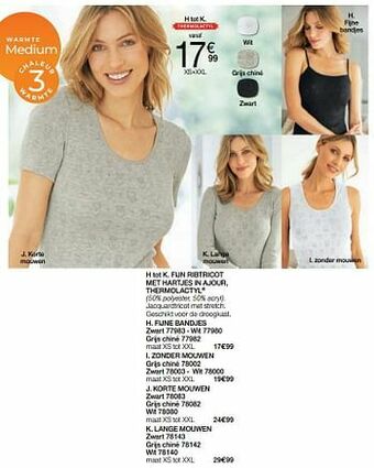 Damart Fijne bandjes aanbieding