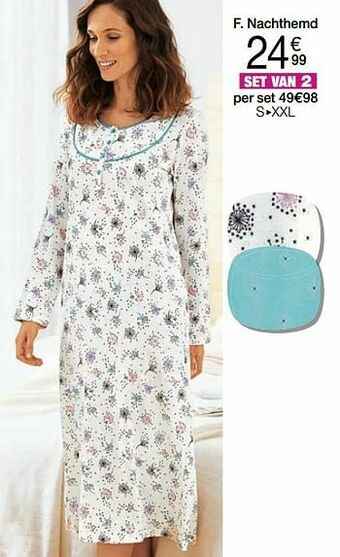 Damart Nachthemd aanbieding