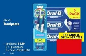 Lidl Tandpasta aanbieding