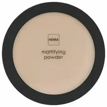 HEMA HEMA Mattifying Face Powder 21 Soft Rose (creme) aanbieding