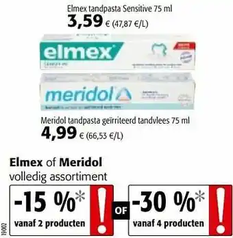 Elmex tandpasta sensitive