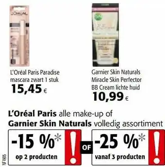Colruyt L`oréal paris paradise mascara zwart aanbieding