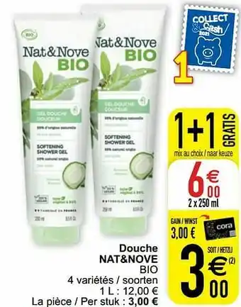 Cora Douche nat+nove bio aanbieding