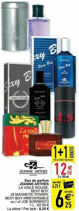 Cora Eau de parfum jeanne arthes aanbieding