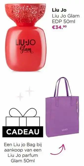 ICI PARIS XL Liu jo liu jo glam edp aanbieding