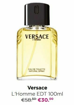ICI PARIS XL Versace l`homme edt aanbieding