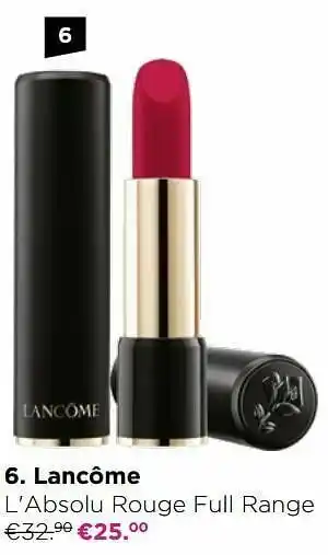 ICI PARIS XL Lancôme l`absolu rouge full range aanbieding