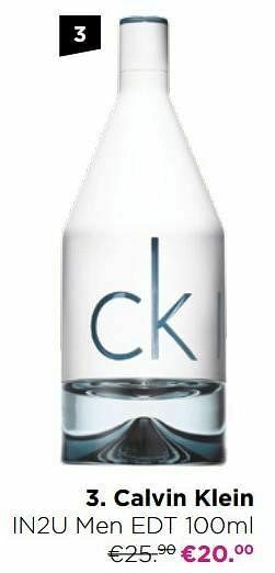 Calvin klein in2u men edt