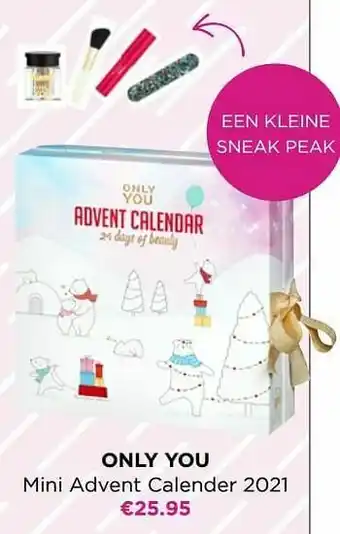 ICI PARIS XL Only you mini advent calender 2021 aanbieding