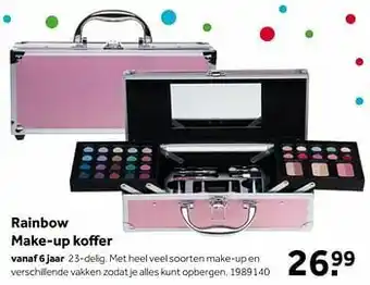 Rainbow make-up koffer