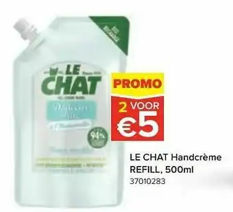 Le chat handcrème refill