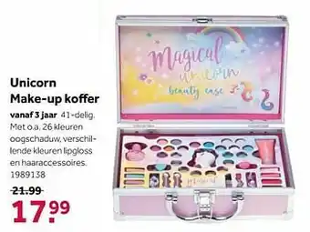 Unicorn make-up koffer