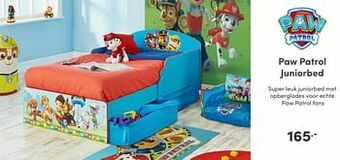 Baby & Tiener Paw patrol juniorbed aanbieding