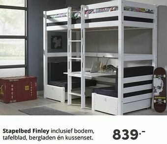 Stapelbed finley
