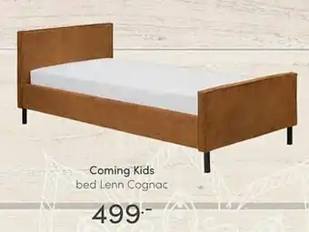 Baby & Tiener Coming kids bed lenn cognac aanbieding