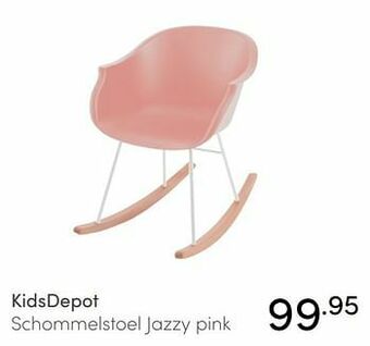 Baby & Tiener Kidsdepot schommelstoel jazzy pink aanbieding