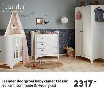 Baby & Tiener Leander doorgroei babykamer classic aanbieding
