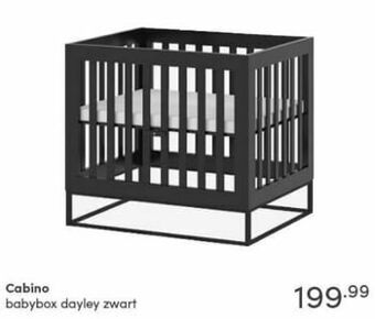 Baby & Tiener Cabino babybox dayley zwart aanbieding