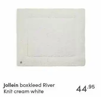 Baby & Tiener Jollein boxkleed river knit cream white aanbieding