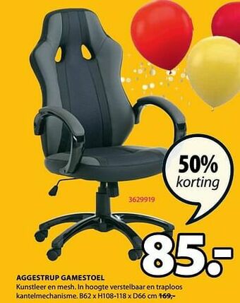 Jysk Aggestrup gamestoel aanbieding