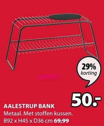 Jysk Aalestrup bank aanbieding